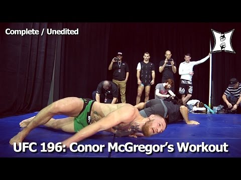 UFC Featherweight Champ Conor McGregor’s Complete / Unedited UFC 196 Open Workout (HD)