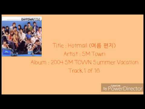 01.SM Town - Hotmail (여름 편지)