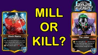 Mill or Kill Joker and Black Manta Deck (DC Dual Force)