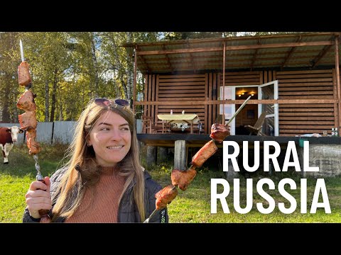 Life in Russian Countryside (Visiting a Dacha in Siberia)