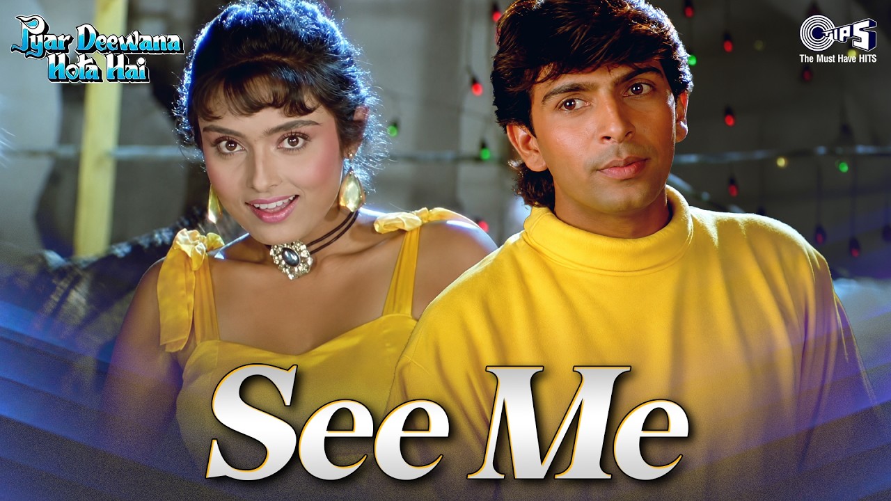 See Me | Pyar Deewana Hota Hai | Udit Narayan, Poornima | 90s Hindi Love Song
