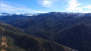 Bebop 2 view of Elk camp trail head near Gasquet Ca.
