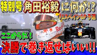【特別速報】まだいける！角田裕毅Q3進出ならずも決勝で巻き返しへ！なぜ突然0.88秒差？ノリスが初代ポール・ポジション獲得！ F1スペインGP予選について話します！