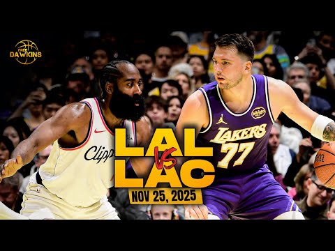Los Angeles Lakers vs Los Angeles Clippers Full Game Highlights | Nov 25, 2025 | FreeDawkins