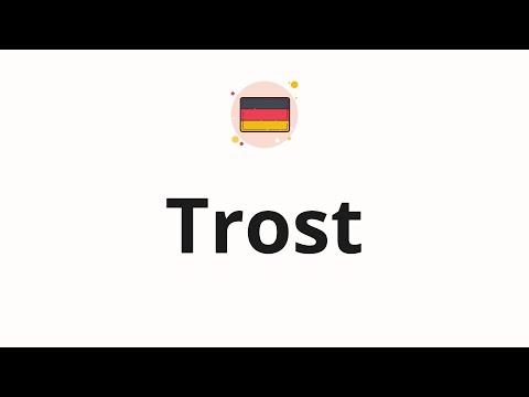 How to pronounce Trost