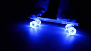 Sunset Skateboards with Flare LED Wheels - 24/7 Fun!