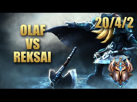GRF Tarzan Olaf Jungle Vs Rek'sai - KR Challenger Match Summary Patch 9.20