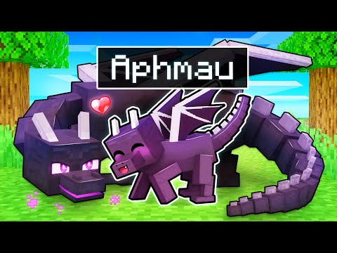 Playing As a LOVING DRAGON In Minecraft!