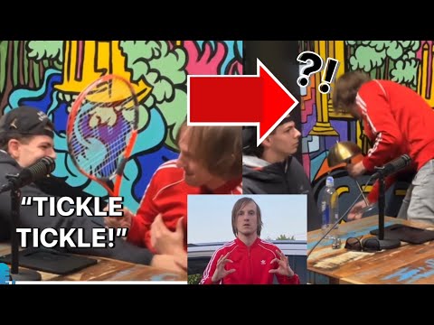 Rapper “Lil Drop Top” Robs Podcast Equipment and storms out after being tickled & steals equipment!