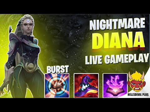 NIGHTMARE DIANA BIG DAMAGE! - Wild Rift HellsDevil Plus Gameplay
