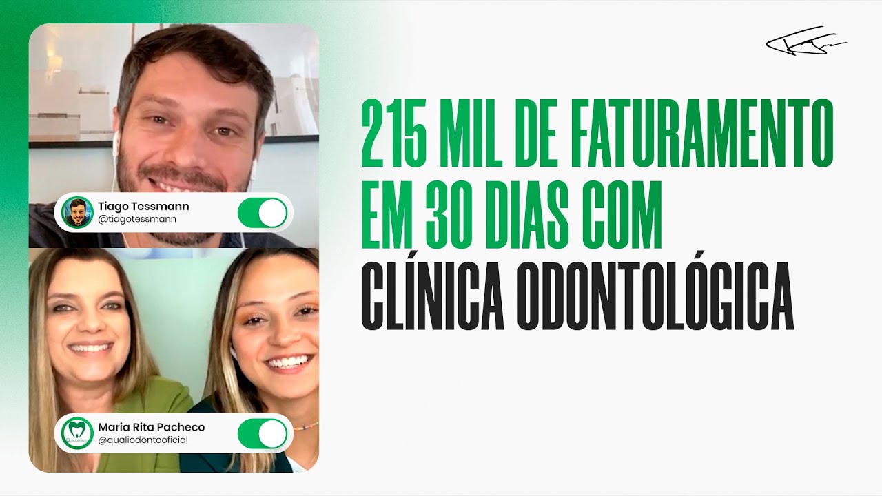 215 MIL DE FATURAMENTO EM 30 DIAS COM CLÍNICA ODONTOLÓGICA