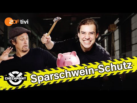 Diebische Schwester: Wir bauen fiese Sparschwein-Fallen! | Checkpoint ZDF
