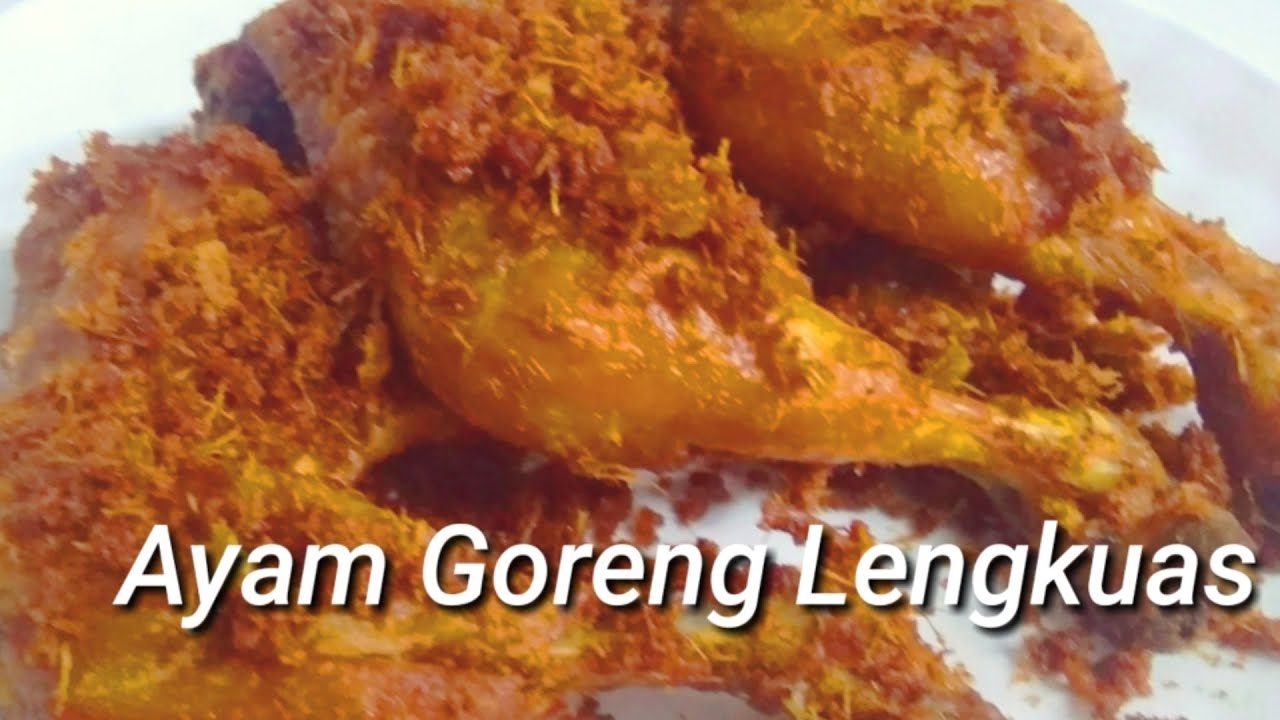 Resep Ayam Goreng Lengkuas Tulang Lunak Favorit dan Mantap