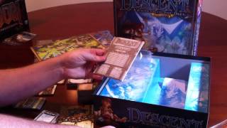 preview picture of video 'Descent: Journeys in the Dark [Second Edition] unboxing'