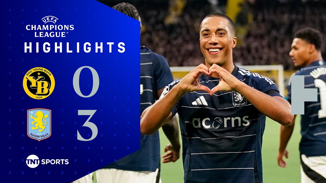 Aston Villa Score 3 in Champions League Return 🦁 | UEFA Champions League Highlights