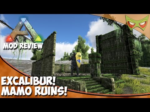 Ark Survival Evolved Mod Spotlight - Excaliber & Mamo Ruins! Mod Spotlight