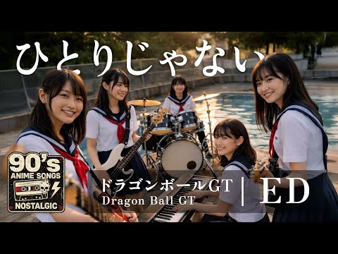 Dragon Ball GT Ending – Hitori Janai | 90s Classic Anime Nostalgia [AI Rock Cover]