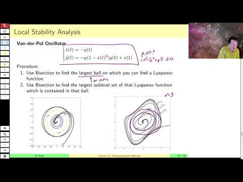 MAE509 (LMIs in Control): Lecture 17, part C - Local Stability Analysis using SOS