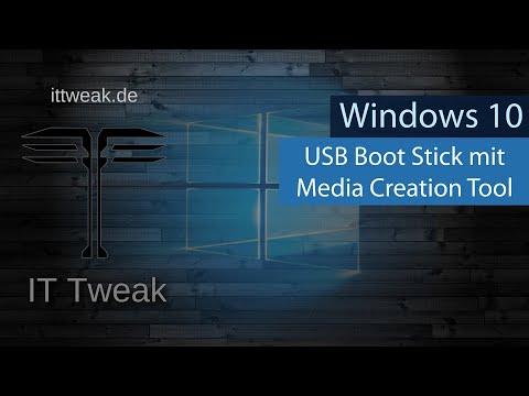 Windows 10 - USB Boot Stick erstellen mit dem Media Creation Tool von Microsoft
