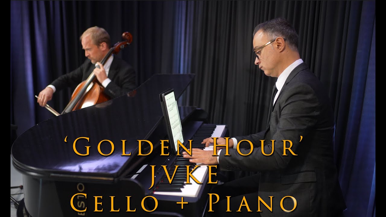 'Golden Hour' - JVKE - CELLO + PIANO