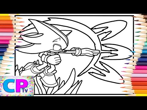 Super Shadow with Light Bow Coloring Pages/Super Shadow from Sonic/Elektronomia/Energy[NCS Release]