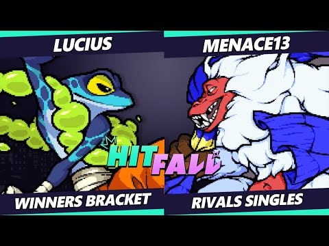 Hitfall 2023 - Lucius (Ranno) Vs. Menace13 (Hodan) Rivals of Aether - RoA