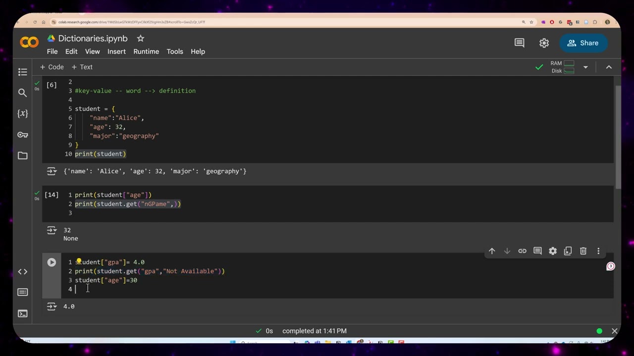 Python Dictionaries Explained | Keys, Values, and Iterating Through Data
