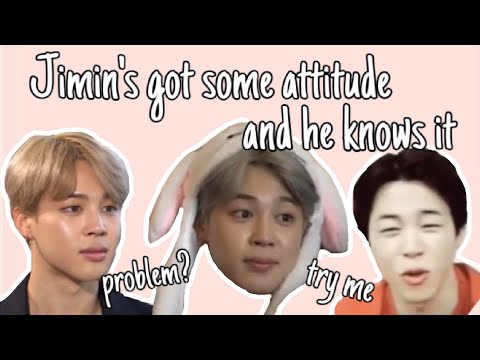 Jimin’s got some attitude and he knows it | reupload