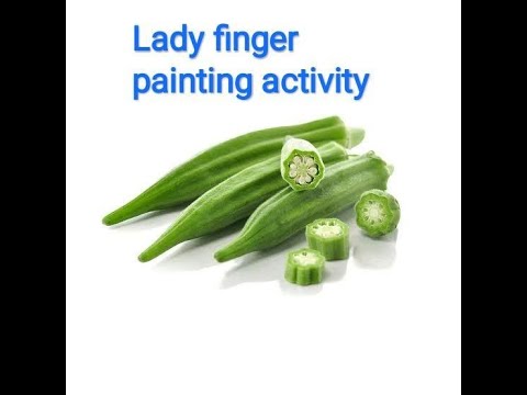 Painting with ladyfinger