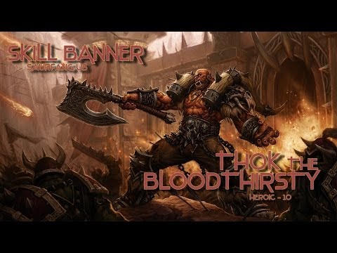 Skill Banner vs Heroic Thok The Bloodthirsty 10 Man - Warlock PoV