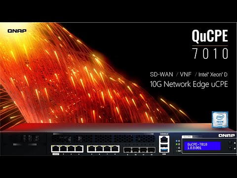 QuCPE-7010:SD-WAN / VNF Intel® Xeon® D 10GbE Network Virtualization Premise Equipment