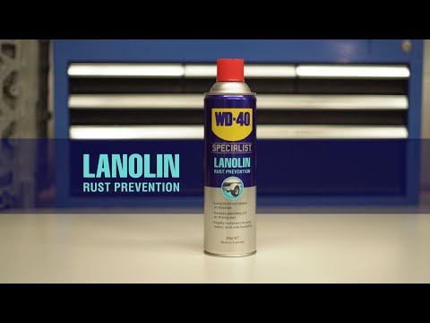 How to Protect Metal Surfaces From Corrosion With WD-40 Specialist Rust Prevention Lanolin