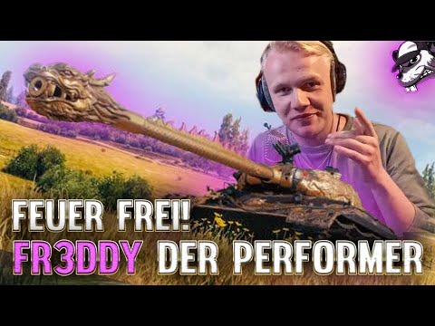 Fr3ddy der Performer - Feuer frei mit 10k Schaden! [World of Tanks - Gameplay - Deutsch]