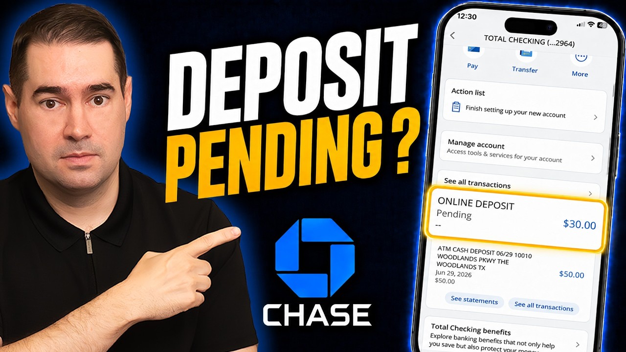 Why Your Chase Check Deposit Is Pending