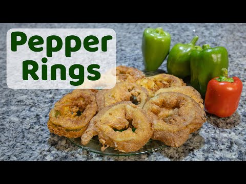 Sweet Pepper Rings AMAZING Alternative to Onion Rings!