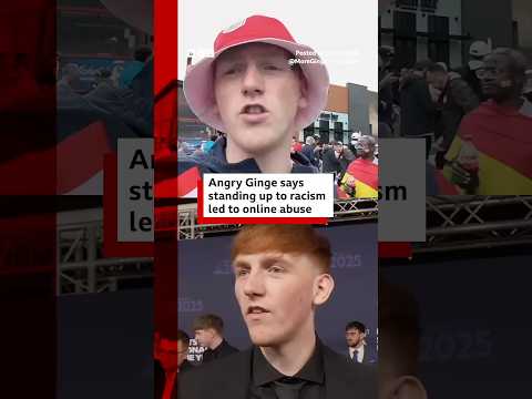 Angry Ginge says he's received online abuse after 'standing up to racism' at World Cup. #BBCNews