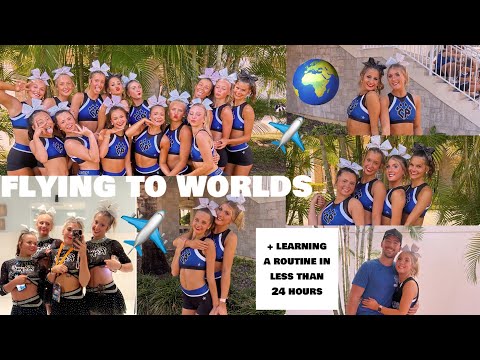 FLYING to WORLDS and learning a routine in less than 24 hours || Royal Cats 2025