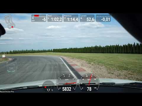 Megane 3RS Tor Łódź 1:02.1