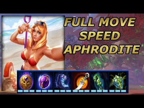 APHRODITE MOVEMENT SPEED BUILD IS HILARIOUS - Masters Ranked 1v1 Duel - SMITE