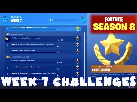 (Chapter 1) ALL Week 7 Challenges Guide - Fortnite Battle Royale Season 8 (2019)