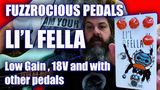 Video thumbnail for Fuzzrocious Pedals | Li'l Fella | 18v and How it sounds on my Pedalboard! by Andy Bassist