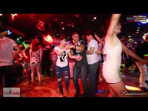 Lenny & 춤의문 Cha Cha Free Dance@ 2014 Korea salsa & Bachata congress Crazy Big Party 클럽 보니따