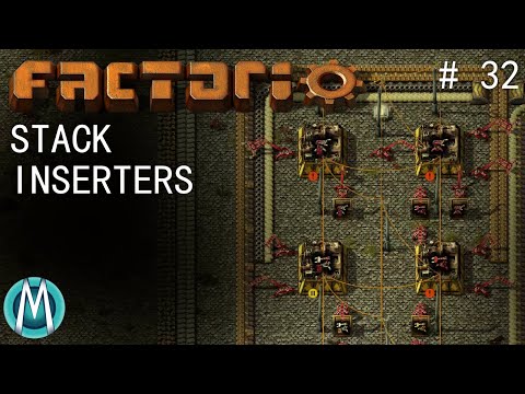 [Factorio 1.1 4K] Angel/Bobs Ep 32: Stack Inserters (Tutorial/Walkthrough)