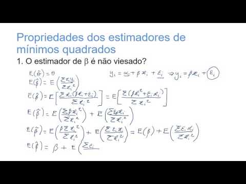 Propriedades estimadores