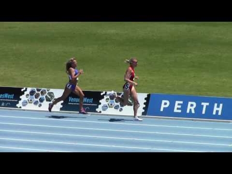 Simona Perth2016 Finale 800m W45