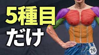 【週2-3回】効率重視の筋トレ5選！筋肉を残して脂肪を落とす！