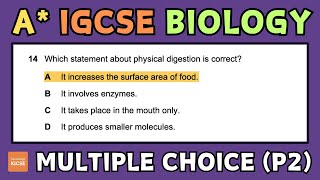 IGCSE Biology - How to get an A* in your MULTIPLE CHOICE exam (paper 2)