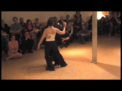  Tamara Juhan  and  Luis Bruni  are  dancing  to  the  tango  "  Silbar De Boyero  "