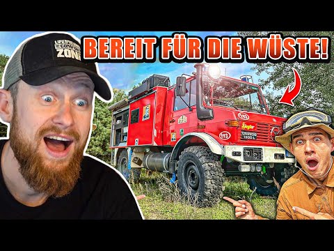 BEREIT FÜR DIE WÜSTE! - So hat Mattin seinen UNIMOG umgebaut! | Fritz Meinecke reagiert