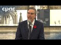 First annual raising of Poppy Flag on Parliament Hill â October 31, 2025